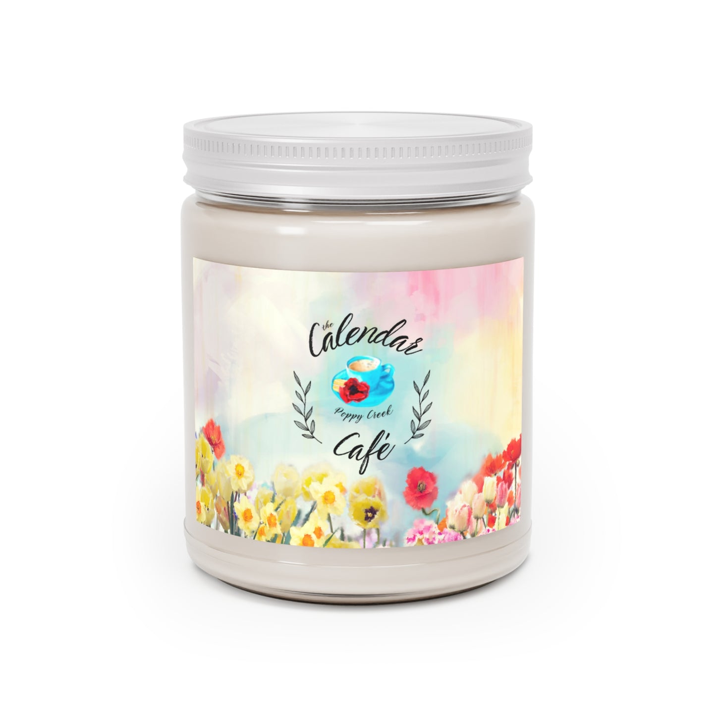 The Calendar Café Scented Soy Candle, 9oz (Classic Design) - FREE U.S. SHIPPING