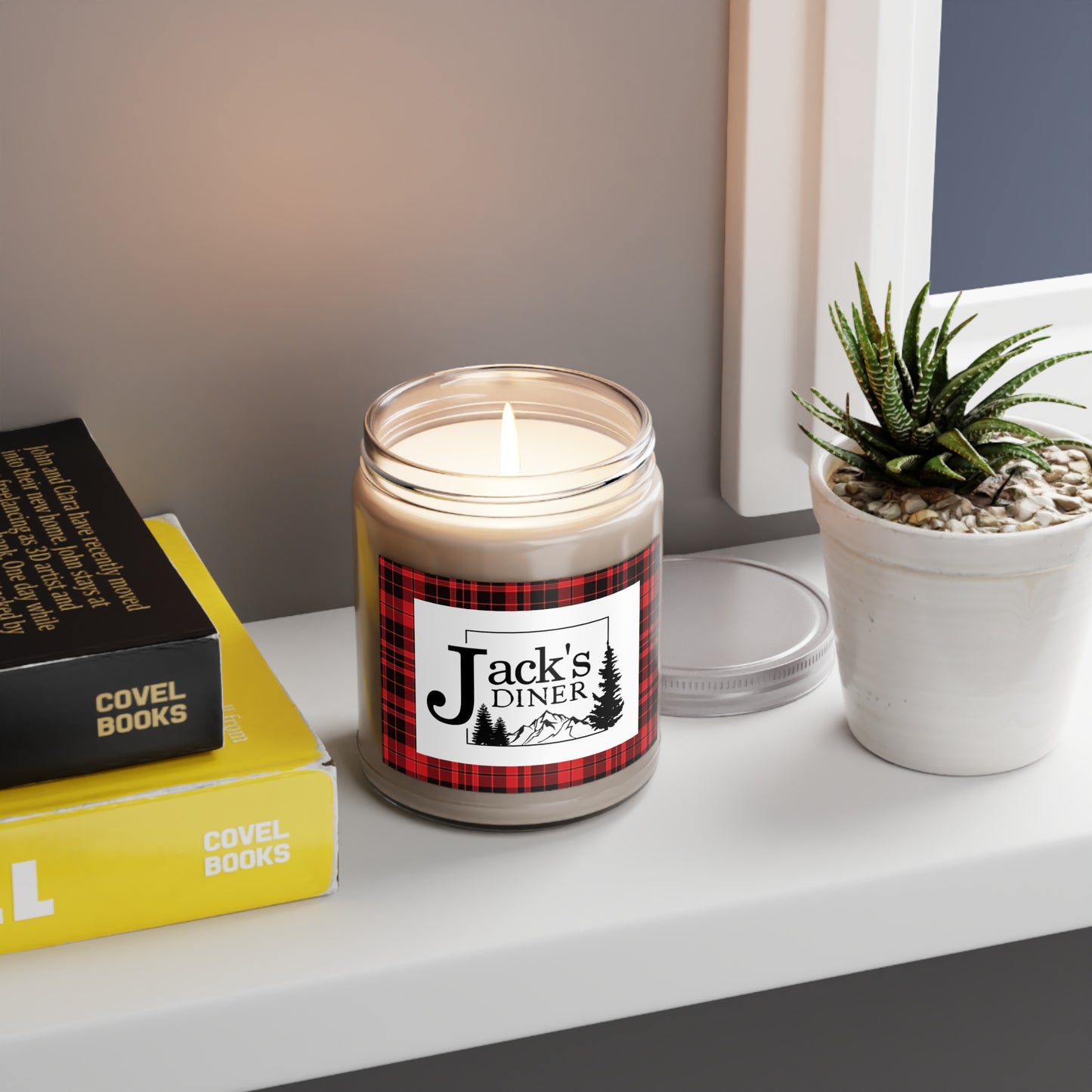 Jack's Diner Scented Soy Candle, 9oz (Holiday Design) - FREE U.S. SHIPPING